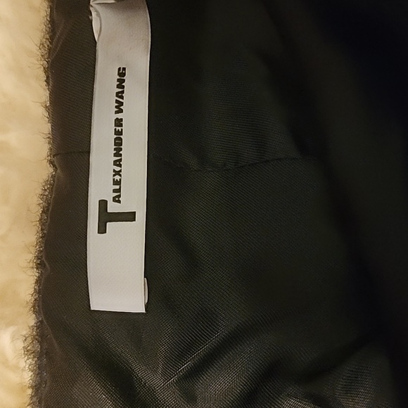 Alexander Wang Womens black skirt winter wool alpaca cupro new with tag authenti - Picture 5 of 13